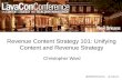 Revenue Content Strategy 101: Unifying Content and Revenue Strategyu