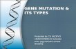 Gene mutation and its types