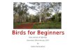 Online Course on Birds for Beginners_Project work by Subramanyam Ramanathan