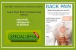 Lower back pain treatment and causes