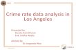 Crime rate data analysis in Los Angeles