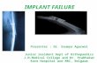 Implant Failure by Dr Saumya Agarwal