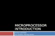 Microprocessor Week1: Introduction