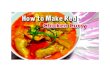 How to make red chicken curry