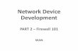 2015.10.05 Updated > Network Device Development - Part 2: Firewall 101
