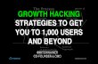 Growth Hacking to 1,000 Users & Beyond