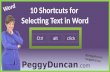 10 Shortcuts to Selecting Text in Word (with video)