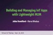 Building and managing iot applications with Lightweight M2M