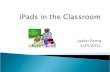 I pads in the classroom powerpoint (tech lab)