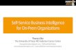 Branson - Self-Service Business Intelligence for On-Prem Organizations