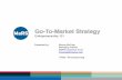 Go to Market Strategy  - Entrepreneurship 101