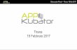 Appkubator discussion panel - Presentation
