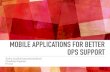 Ignite - Mobile Applications for better OPS support