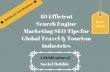 40 efficient search engine marketing seo tips for global travel & tourism industries