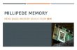 Millepede- MEMS based memory device from IBM