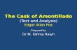 The cask of amontillado, text and analysis