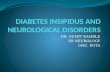 Diabetes insipidus and neurological disorders