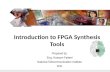 Introduction to fpga synthesis tools