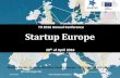 Startup Europe @ TII conference 2016
