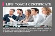 Life coach certificate
