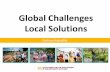 Global Challenges Local Solutions Partnership Offer