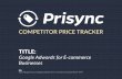 Prisync Blog : Google Adwords for E-Commerce Businesses