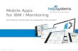 Mobile apps for ibm i monitoring