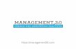 Management 3.0 practices brief overview