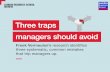 Three traps managers should avoid | London Business School