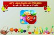 Let’s learn fruits and veggies android source code