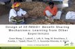 Design of 3E REDD+ Benefit Sharing Mechanisms: Learning from Other Experiences