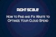 How to Find and Fix Waste to Optimize Your Cloud Spend