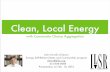 Local Energy Choice with Community Choice Aggregation