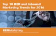 Marketer’s Guide: 10 Trends Successful B2B Marketers Can't Ignore in 2016