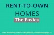 Rent to-own Homes: The Basics