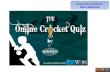 Online Cricket Quiz - World Cup Special