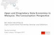 Open and Proprietary Data Economies in Malaysia: The Consumption Perspective
