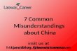 7 Common Misunderstandings about China
