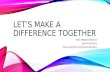 Let’s make a difference to gether avon