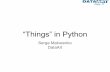 Вещи на Python - Сергей Матвеенко, DataArt