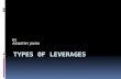 Types of leverages