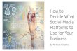 How to Decide What Social Media Platforms to Use For Your Business