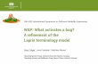 What activates a bug? A refinement of the Laprie terminology model.