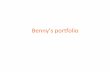 Benny portfolio in brief