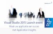 Visual studio 2015 - Application Insights