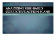 Analyzing Risk-Based corrective action plans