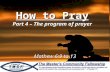 How to pray - part 4