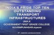 The pride top ten infrastructure's in india. by uma.k