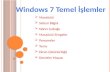 Windows 7 İşletim Sistemi