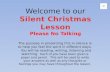 Yw silent christmas lesson 2012